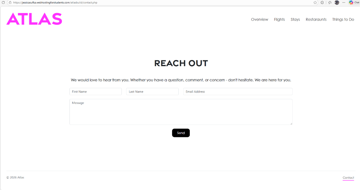Contact Page
